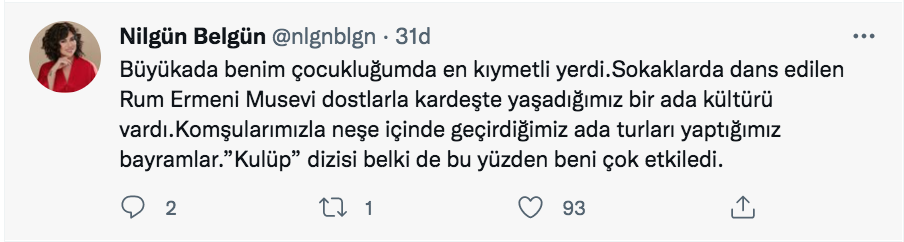 nilgun belgun den dikkat ceken buyukada ve kulup dizisi aciklamasi